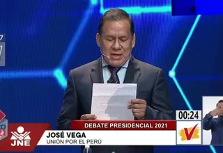 Jose Vega abandonó el debate del JNE: "No nos garantiza la democracia"