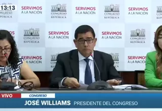 José Williams sobre centro médico del Congreso: Salir del Centro de Lima es difícil por eso es necesario