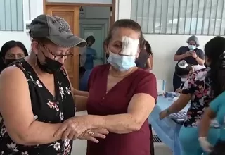 Juanjuí: médicos extranjeros operan a pacientes con diagnóstico de cataratas