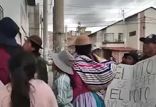 [VIDEO] Junín: Protestas por supuestas irregularidades en elección municipal