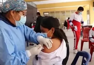 Junín: vacunatón escolar recorre instituciones educativas