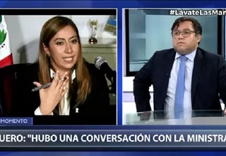 Katherine Ampuero: Hubo una conversación con la ministra de Justicia Delia Muñoz