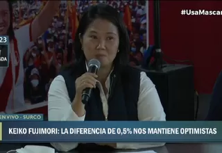 Keiko Fujimori denunció "indicios de fraude en la mesa" en segunda vuelta