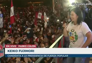 Keiko Fujimori: Falta lo más importante, la evaluación de actas pendientes por el JNE