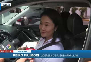 Keiko Fujimori sobre salud de su padre: "Está estable"