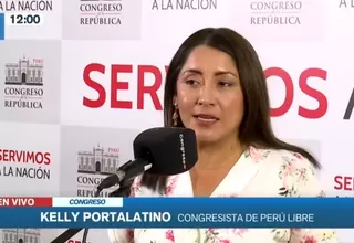 Kelly Portalatino sobre Patricia Benavides: "Su objetivo es que Perú Libre prescriba como partido"