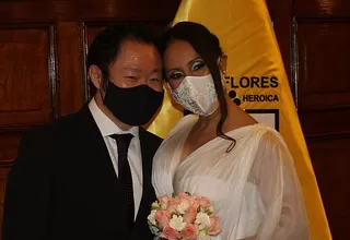 Kenji Fujimori se casó en Miraflores