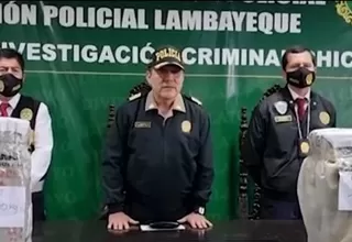 Lambayeque: incautan cien kilos de cocaína en cargamento de plátanos