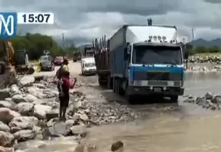 Lambayeque: se restablece el tránsito en badén Querpón