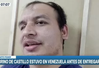 Sobrino de Pedro Castillo estuvo en Venezuela antes de entregarse