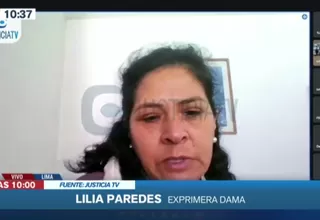 Lilia Paredes reaparece en audiencia de pedido de prisión preventiva en su contra