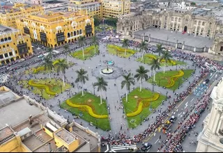 Lima celebra sus 489 años con cultura y música en la Plaza de Armas