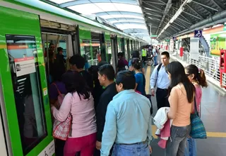 Línea 1 del Metro de Lima restableció su servicio tras suspensión entre las estaciones Cabitos y La Cultura