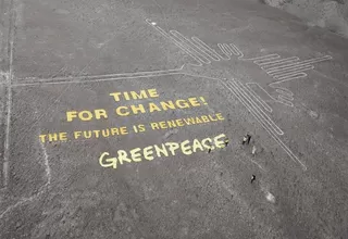Líneas de Nasca: condenan a activista de Greenpeace por dañar geoglifo