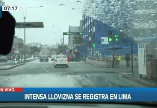 Llovizna se registró en varios distritos de Lima y Callao