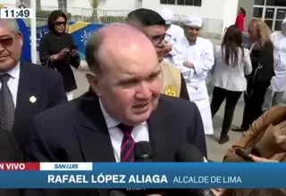 López Aliaga: Tenemos locales formales para unos 3 mil comerciantes ambulantes