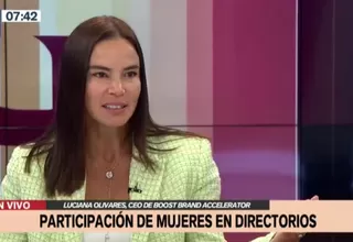 Luciana Olivares: Solamente hemos crecido 5% en diez años en puestos de directorio