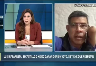 Luis Galarreta: Fuerza Popular reconocerá el "resultado absolutamente legal" de las elecciones