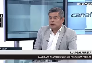 Luis Galarreta: Terminado el proceso electoral, queremos que el país vaya hacia un gran reencuentro