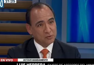 Luis Herrera: El ministro está faltando a la verdad