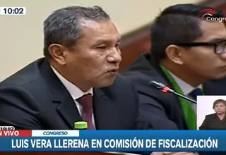 Luis Vera: Fui víctima de chantajes en la gestión de Castillo cuando estuve al frente de la PNP