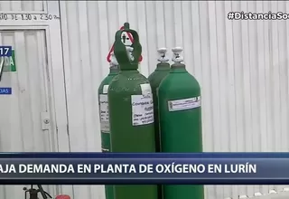Lurín: Empresa indicó que demanda de oxígeno medicinal disminuyó en 60 %