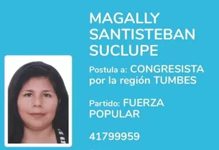 Magally Santisteban reemplazará a María Cordero Jon Tay tras quedar suspendida por caso "mochasueldo"