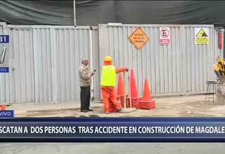 Magdalena: dos obreros resultaron heridos tras accidente en obra de construcción