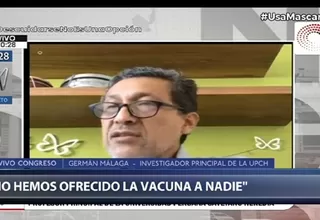 Málaga: Se inoculó a 487 personas, dosis no se ofrecieron a nadie porque no somos comerciantes de vacunas