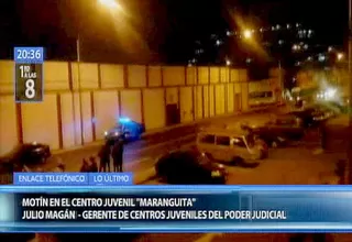 Maranguita: unos 60 internos se atrincheraron en el centro juvenil