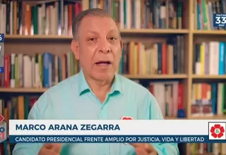 Marco Arana: "En Frente Amplio vamos por la no penalización del aborto"