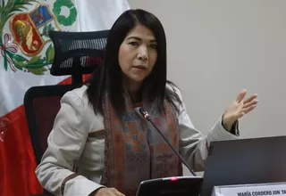 María Cordero Jon Tay: Comisión de Ética aprobó suspenderla por 120 días
