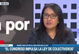 María Jara, expresidenta de la ATU: “El Congreso impulsa la ley de colectiveros”