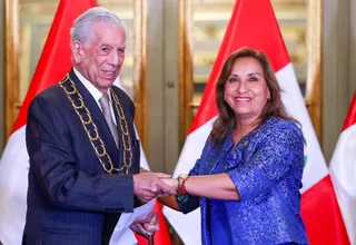 Mario Vargas Llosa fue condecorado con el Gran Collar de la Orden El Sol del Perú