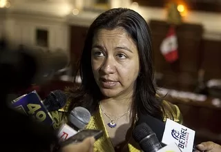 Marisol Espinoza presentó denuncia constitucional contra ministra Ortiz