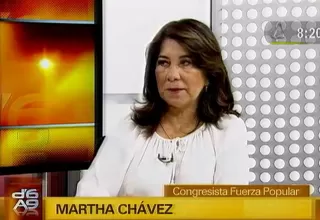 Martha Chávez: Yonhy Lescano presiona para presidir la Comisión de Trabajo