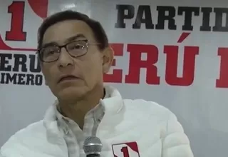 Martín Vizcarra a favor de adelanto de elecciones