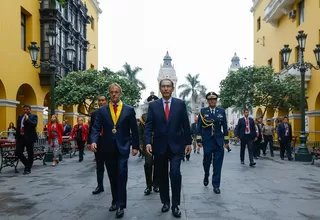 Martín Vizcarra participa en ceremonia por el 484 aniversario de Lima
