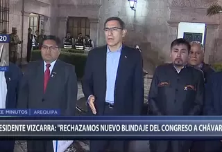 Martín Vizcarra expresó su rechazo a "blindaje" del Congreso a Pedro Chávarry