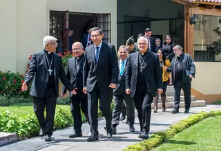 Vizcarra se reunió esta tarde con obispos peruanos durante asamblea plenaria