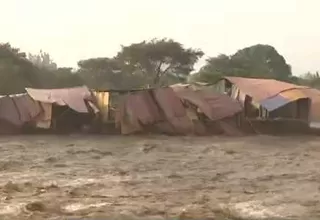 Más de 30 viviendas afectadas por crecida del río Chillón
