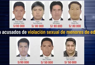 Los más buscados: Incluyen a 7 presuntos violadores de menores de edad en Programa de Recompensas