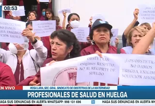 Maternidad de Lima: 500 profesionales de la salud acatarán huelga este jueves 23 de noviembre 