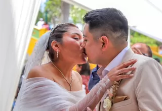Matrimonio masivo: Parejas se dieron el “Sí” frente a la Ermita de Barranco