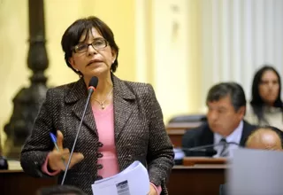 Mercedes Cabanillas afirmó que no postulará al Congreso por Alianza Popular