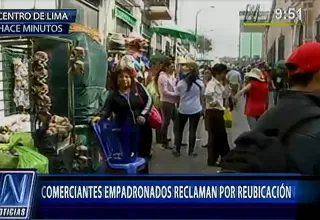 Mesa Redonda: ambulantes aseguraron que sí tienen permiso para trabajar