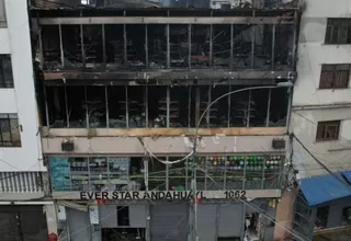 Mesa Redonda: Ministerio Público abre investigación contra los que resulten responsables tras incendio en galería