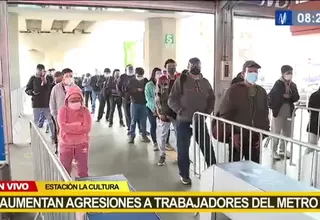 Metro de Lima: Aumentan las agresiones a trabajadores del sistema de transporte 