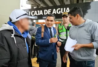 Metro de Lima: Nueve intervenidos en megaoperativo en 26 estaciones del tren 