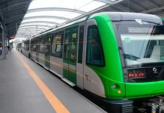 Metro de Lima: "Una persona se lanzó a la vía del tren y perdió la vida"